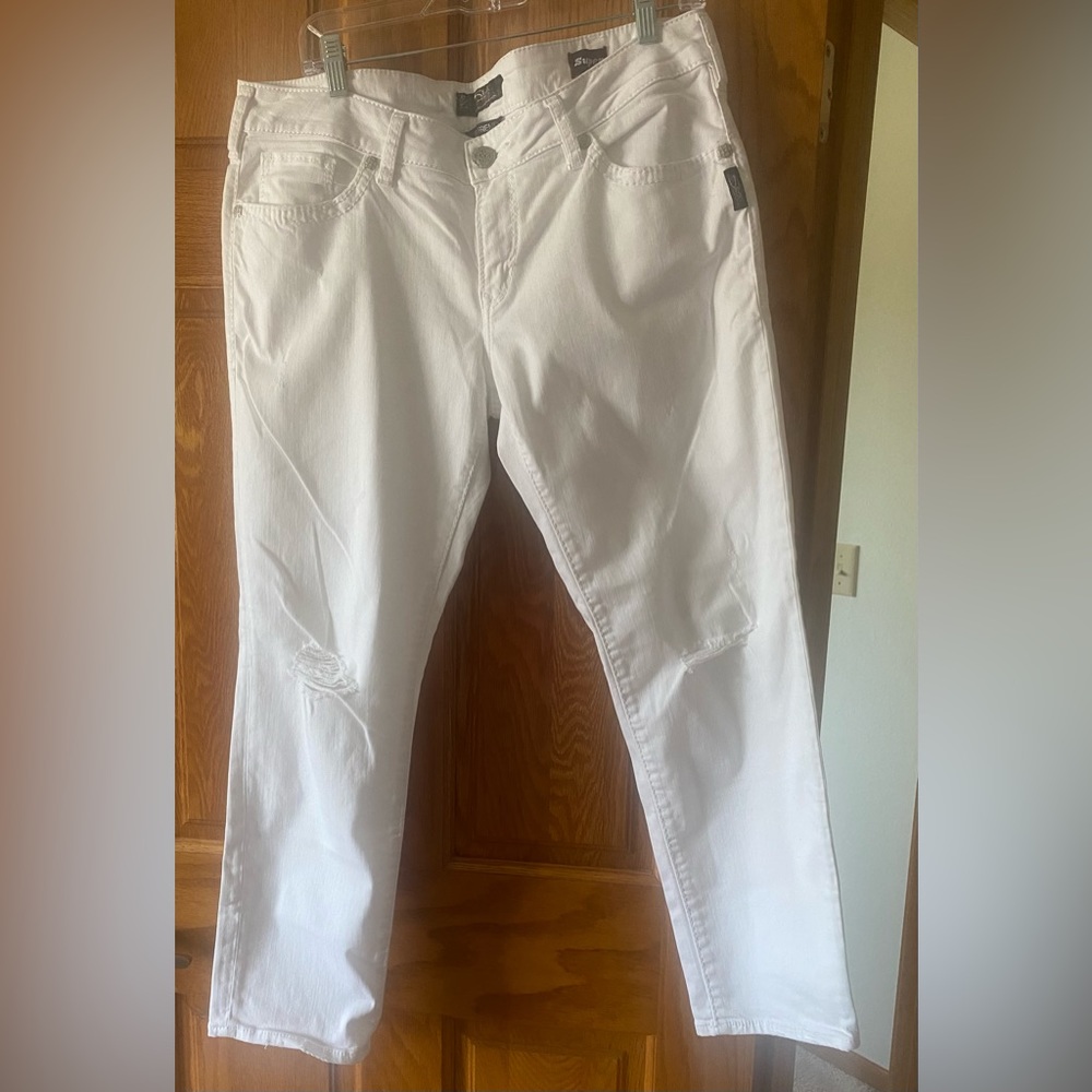 Silver jeans